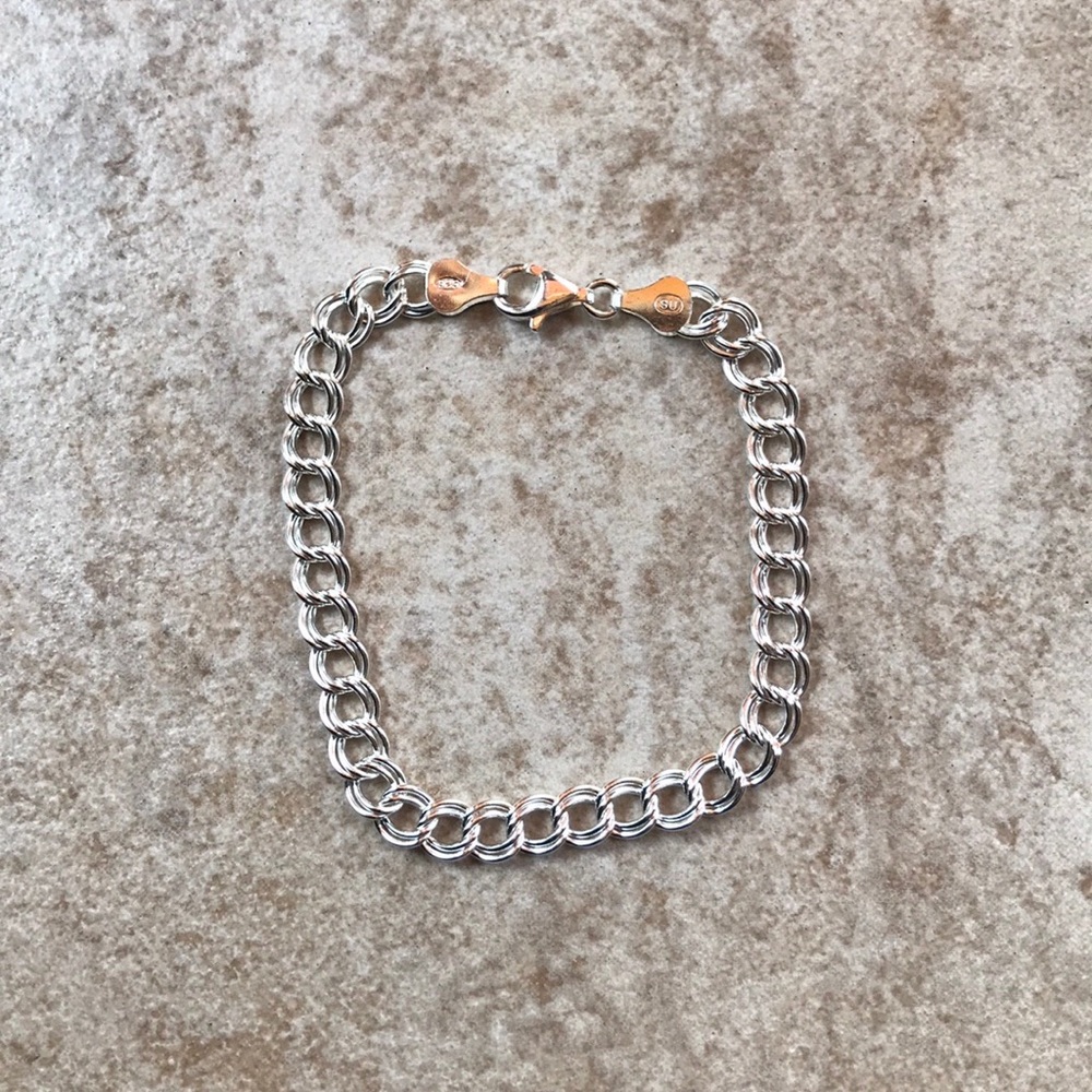 7” Sterling Silver Link Bracelet